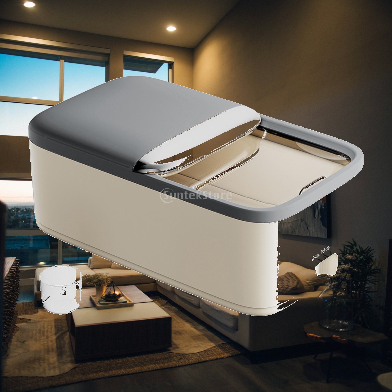 Food Storage Box Large - صندوق تخزين الحبوب والأرز وطعام الحيوانات
