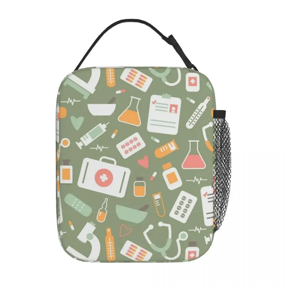 Food Storage Lunch Box - حقيبة غداء معزولة بنمط ممرضات الرعاية
