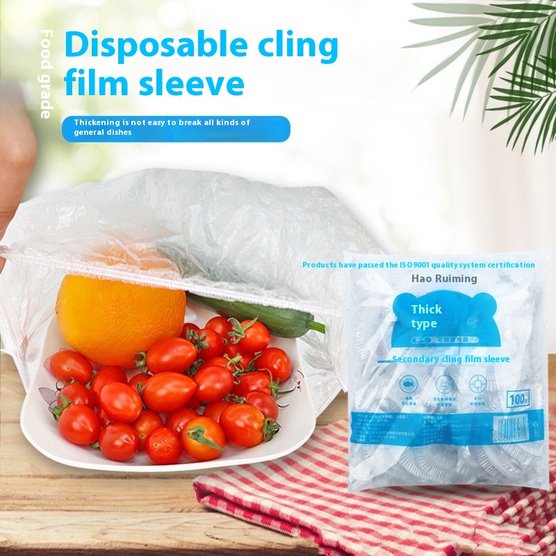 Food Storage Plastic Bag - 100 قطعة من غلاف الطعام القابل