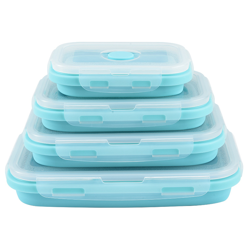 Food Storage Lunch Box - حاوية طعام قابلة للطي من السيليكون