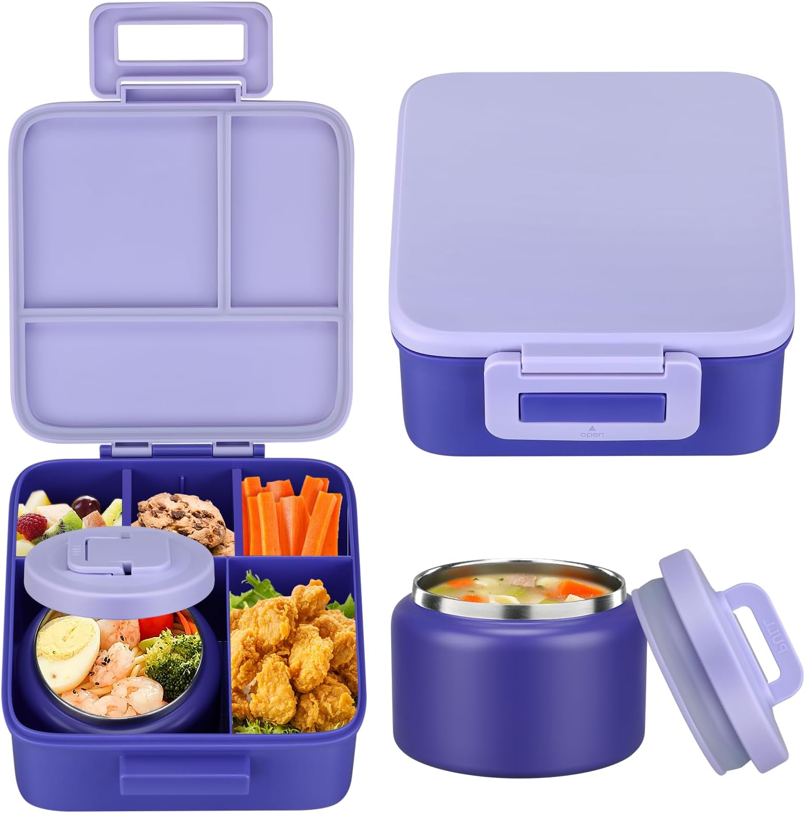 Food Storage Safety - طقم صندوق غداء بنتو للأطفال مع