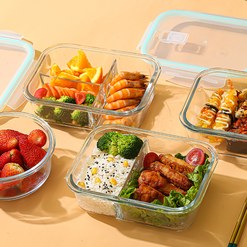 Food Storage Ideas - صندوق زجاجي لحفظ الطعام، مصنوع من