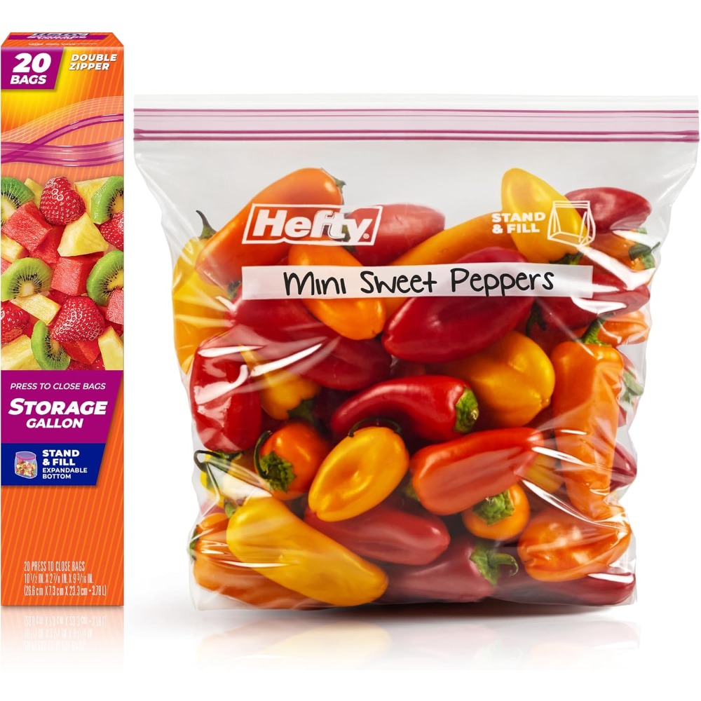 Food Storage Plastic Bag - أكياس بلاستيكية قابلة لإعادة الاستخدام بسحاب