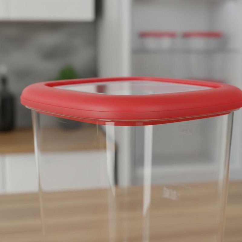 Food Storage Airtight - مجموعة من 6 حاويات تخزين طعام