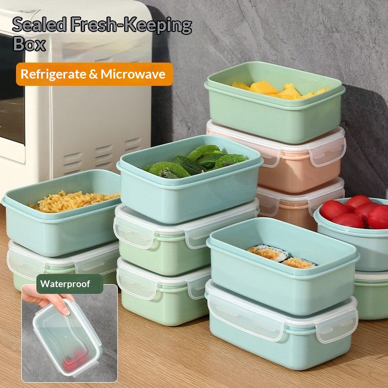 Food Storage Lunch Box - حاويات تخزين طعام محكمة الإغلاق خالية