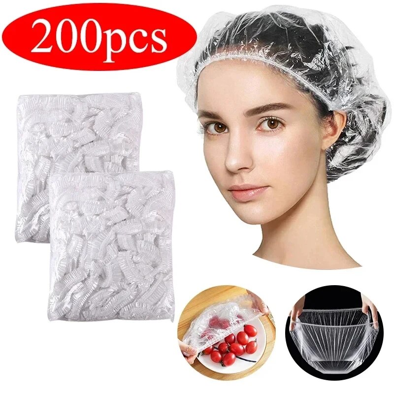 Food Storage Net - 100/200 قطعة غطاء استحمام للأطفال للاستخدام