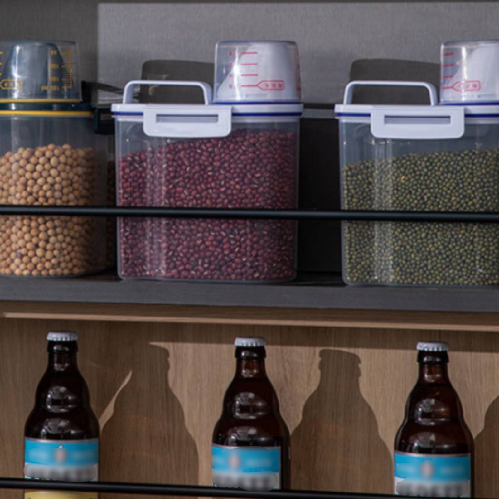 Food Storage Airtight - حاوية تخزين الأرز مانعة للرطوبة مع