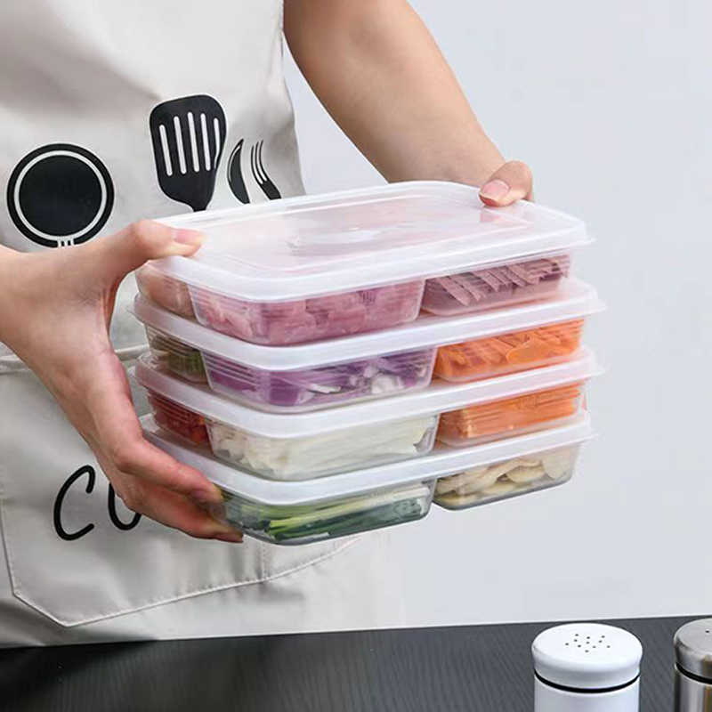 صندوق تخزين شفاف للثلاجة بسعة  - مراجعة Food Storage Box Large وسعره