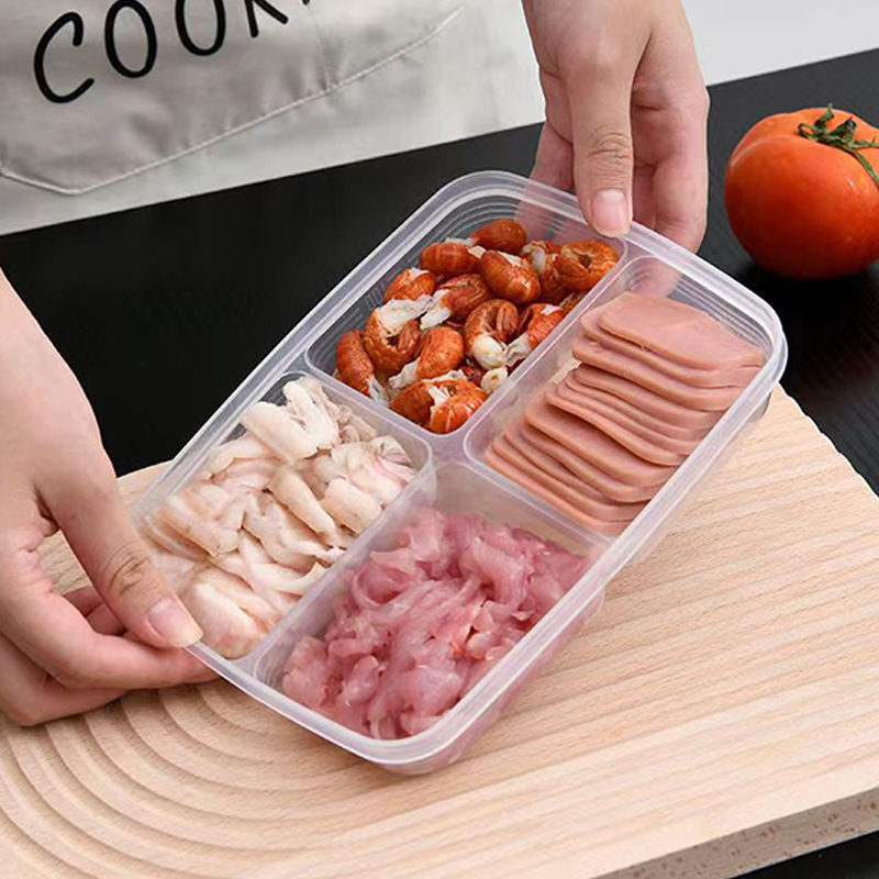 صندوق تخزين شفاف للثلاجة بسعة  - مراجعة Food Storage Box Large وسعره