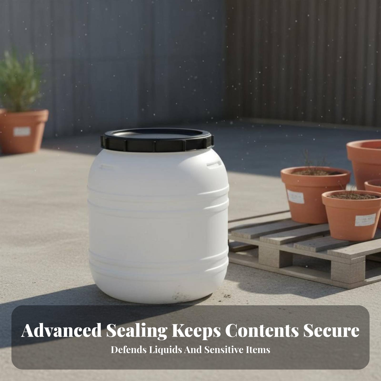 برميل بلاستيكي لحفظ الطعام بدر - مراجعة Food Storage Airtight وسعره