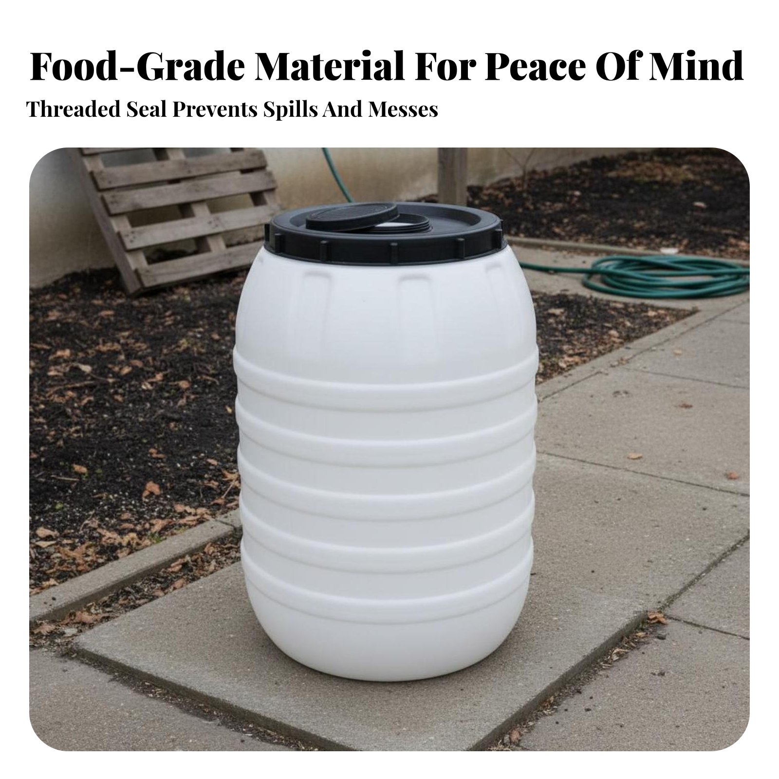 برميل بلاستيكي لحفظ الطعام بدر - مراجعة Food Storage Airtight وسعره