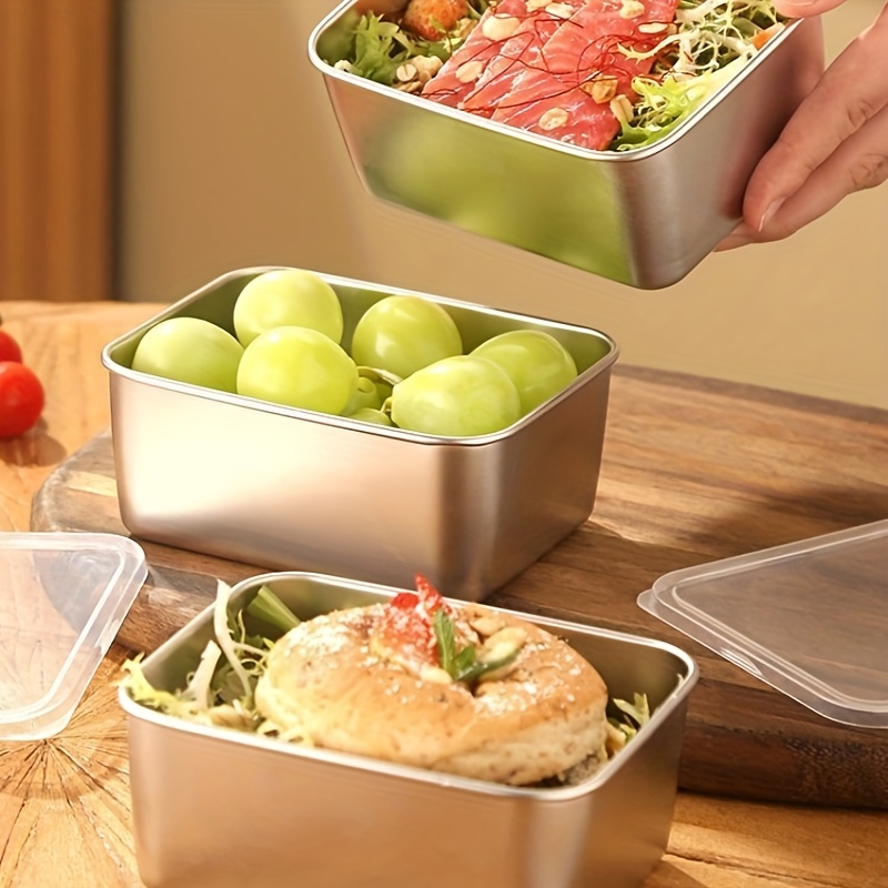 3/6 قطع من أوعية تخزين الطعام  - مراجعة Food Storage Lunch Box وسعره