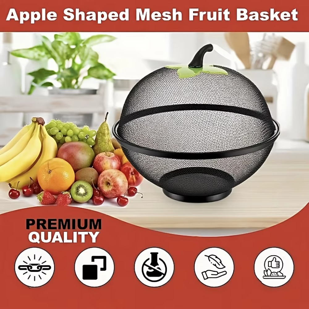 سلة فواكه معدنية بغطاء شبكي سه - مراجعة Food Storage Net وسعره