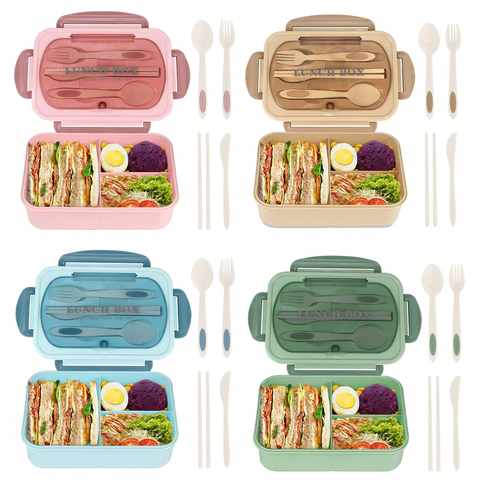 صندوق بنتو للبالغين بثلاثة أقس - مراجعة Food Storage Safety وسعره