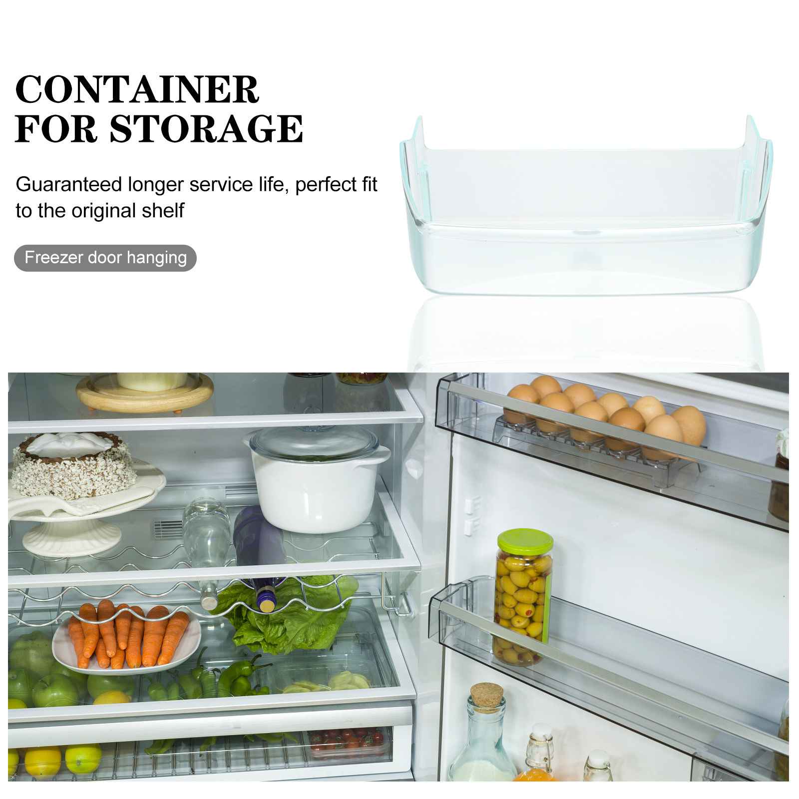 منظم جانبي بلاستيكي للثلاجة بس - مراجعة Food Storage Box Large وسعره