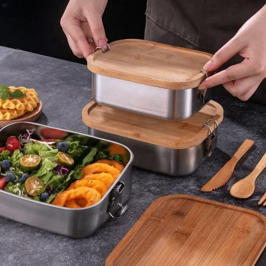 صندوق غداء جديد من الفولاذ الم - مراجعة Food Storage Ideas وسعره