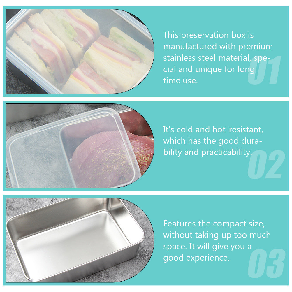 صندوق حفظ الطعام من الفولاذ ال - مراجعة Food Storage Lunch Box وسعره