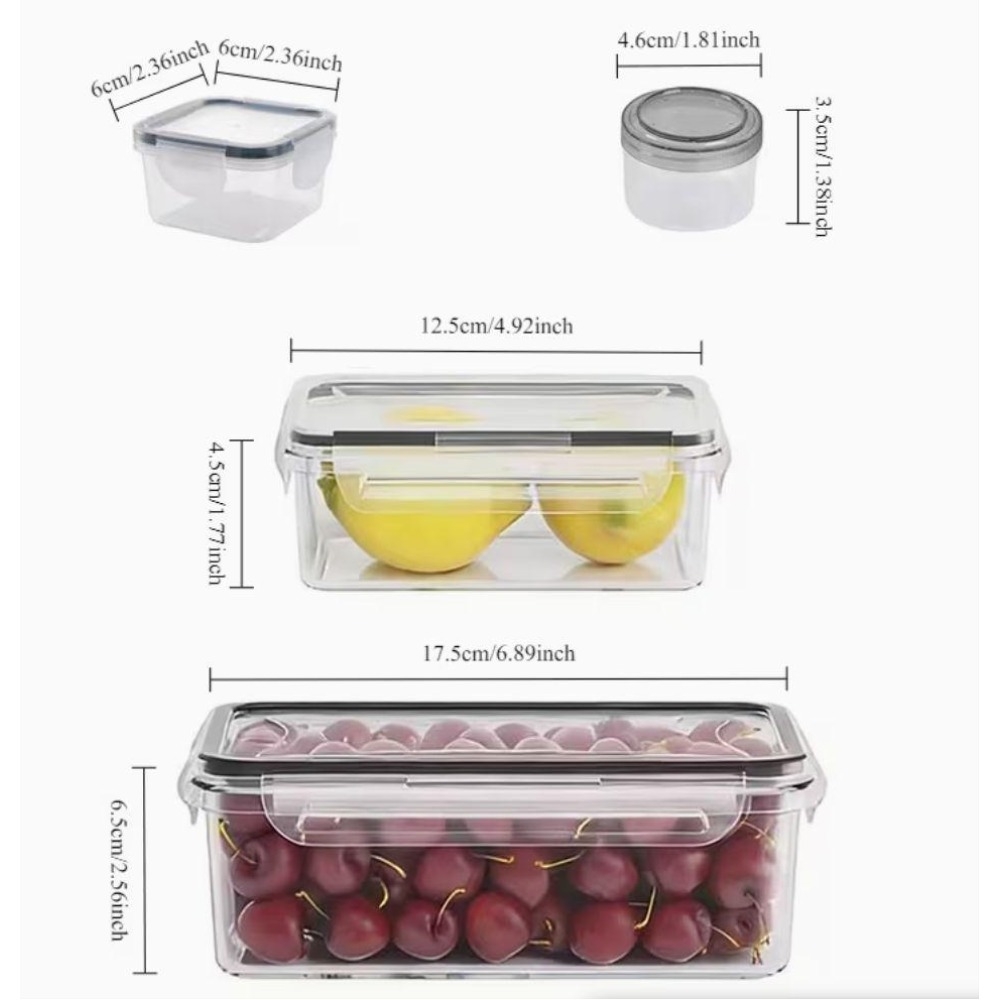 حاويات تخزين طعام شفافة من 4 ق - مراجعة Food Storage Ideas وسعره