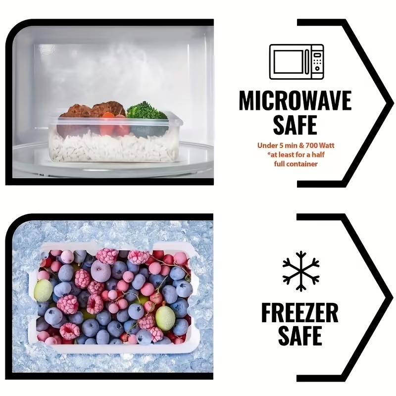 حاويات تخزين طعام شفافة من 4 ق - مراجعة Food Storage Ideas وسعره