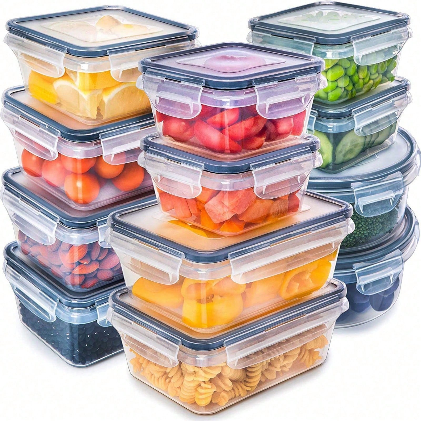 12 صندوق بلاستيكي محكم الغلق ل - مراجعة Food Storage Lunch Box وسعره