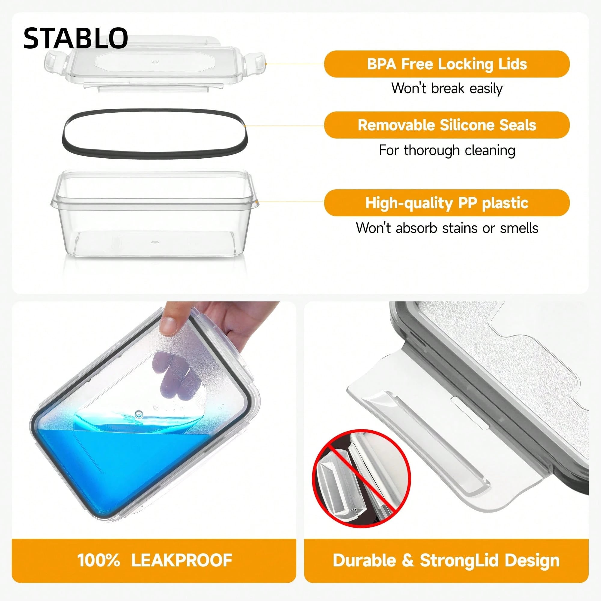 12 صندوق بلاستيكي محكم الغلق ل - مراجعة Food Storage Lunch Box وسعره