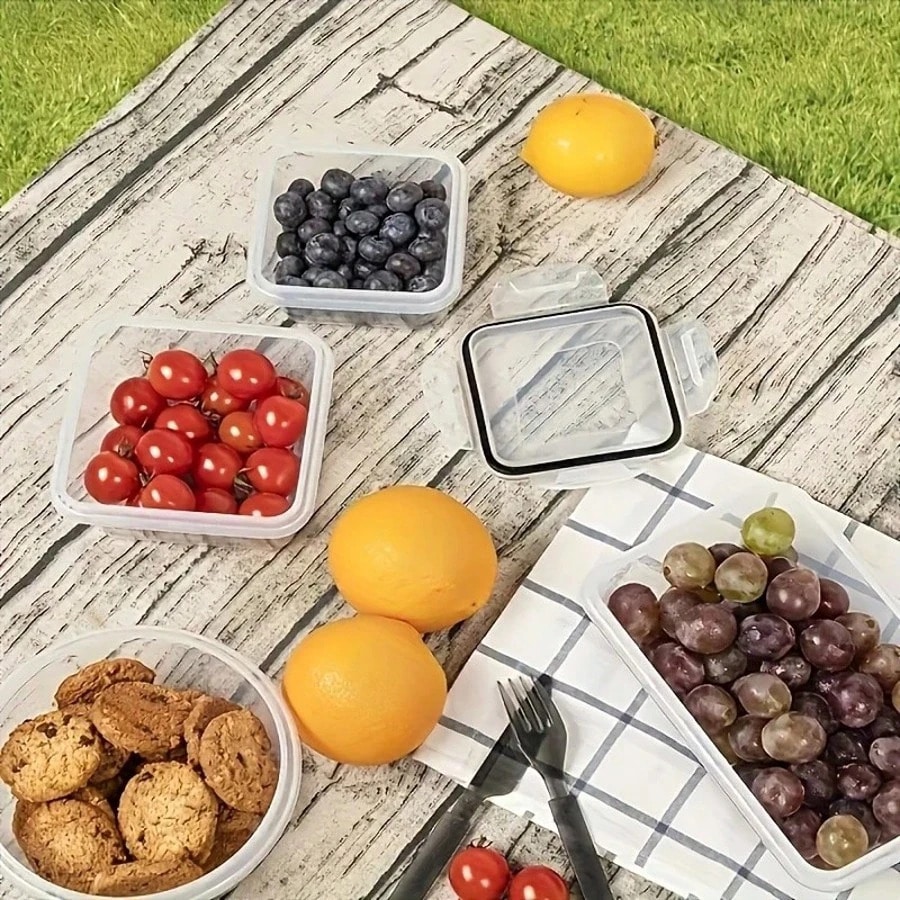 12 صندوق بلاستيكي محكم الغلق ل - مراجعة Food Storage Lunch Box وسعره