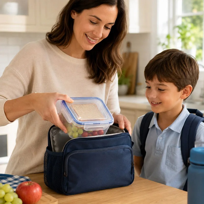 صندوق تخزين للثلاجة بأربعة أحج - مراجعة Food Storage Lunch Box وسعره