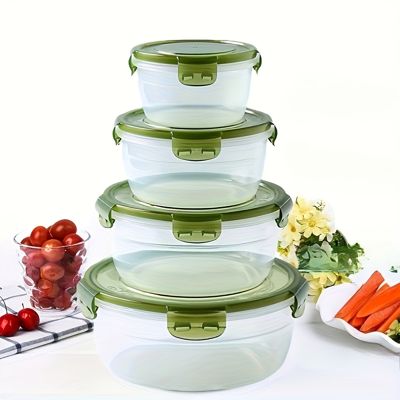 4 حاويات بلاستيكية لتخزين الطع - مراجعة Food Storage Lunch Box وسعره