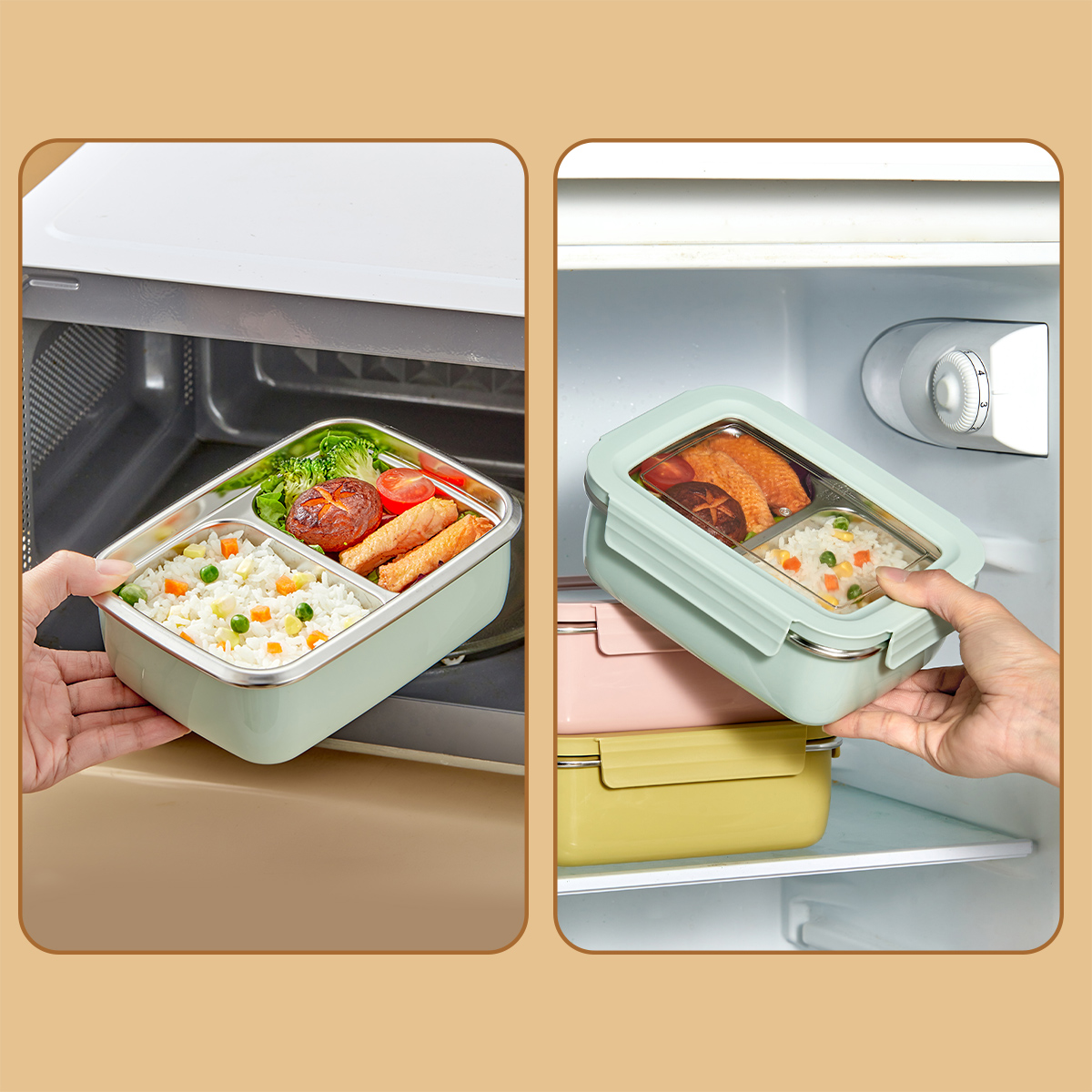 الميكروويف 304 الفولاذ المقاوم - مراجعة Food Storage Vault وسعره