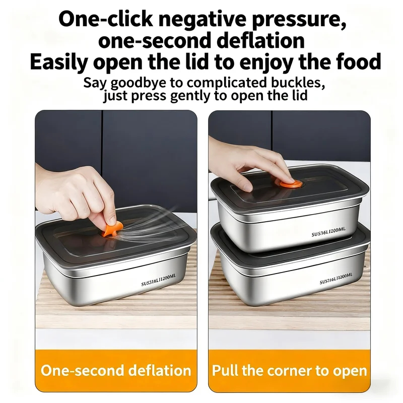 صندوق غداء كبير السعة من الفول - مراجعة Food Storage Safety وسعره