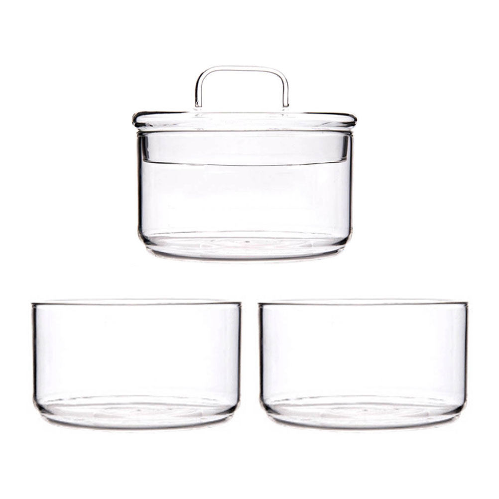 طقم وعاء تخزين زجاجي شفاف للسل - مراجعة Food Storage Bowls وسعره
