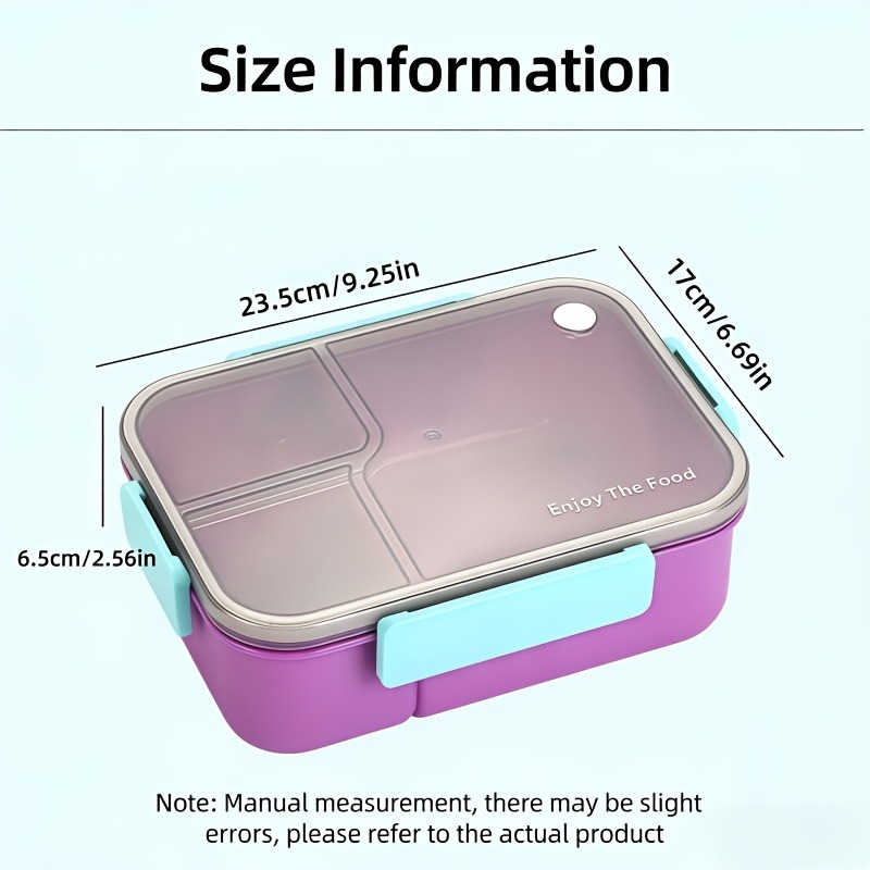 صندوق بنتو ملون مانع للتسرب، ح - مراجعة Food Storage Vault وسعره