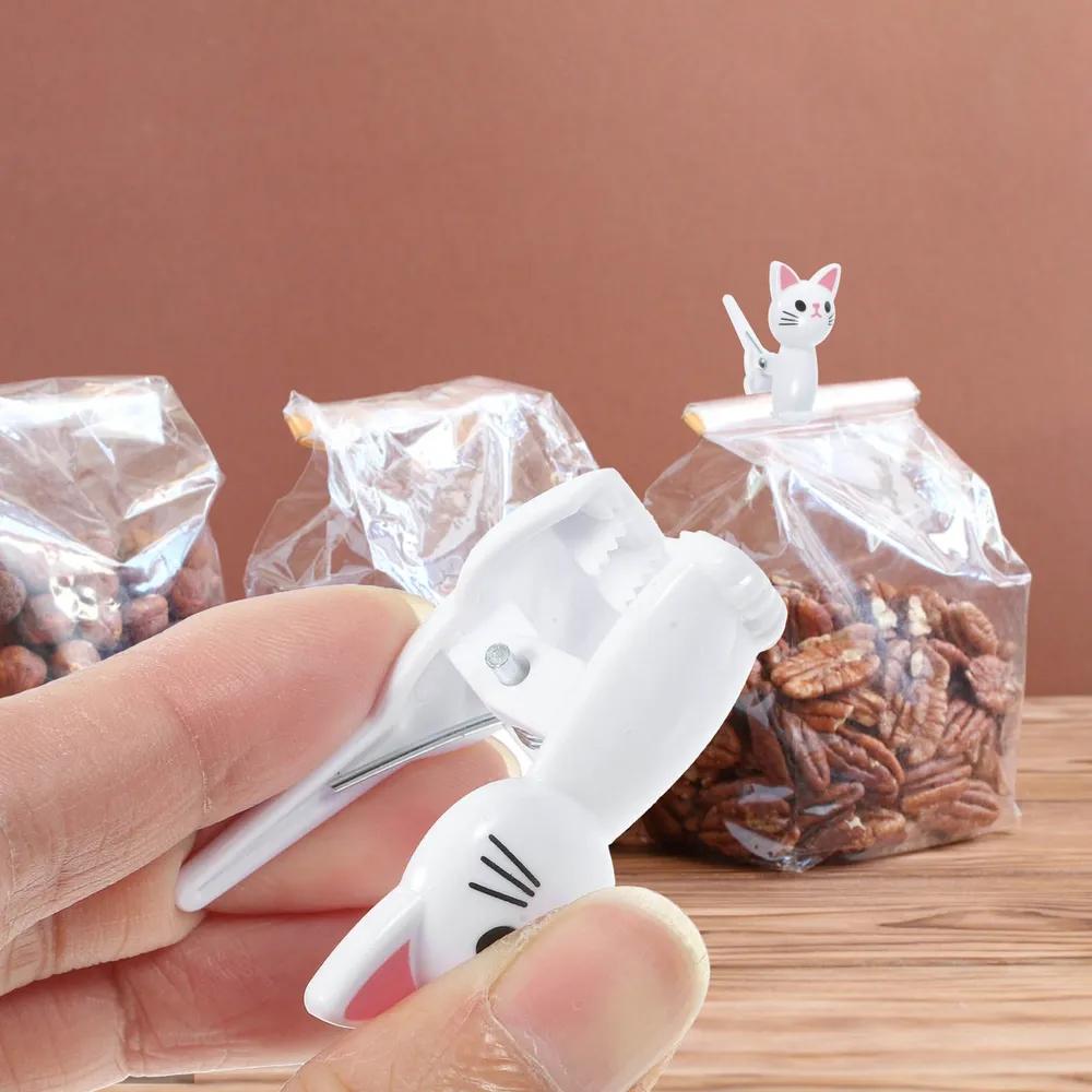 8 قطع مشابك بلاستيكية على شكل  - مراجعة Food Storage Plastic Bag وسعره