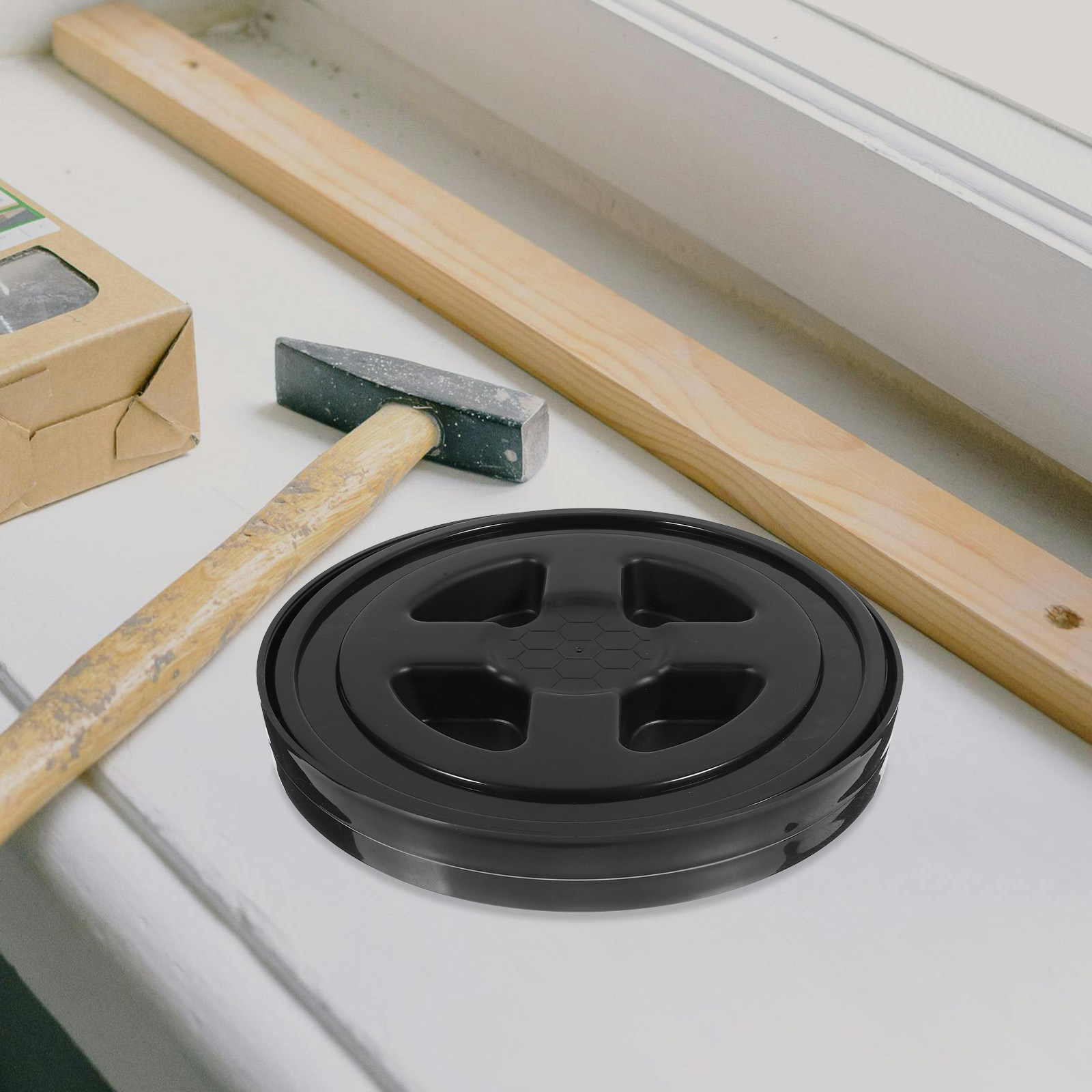 قطعتان من أغطية الدلو القابلة  - مراجعة Food Storage Airtight وسعره