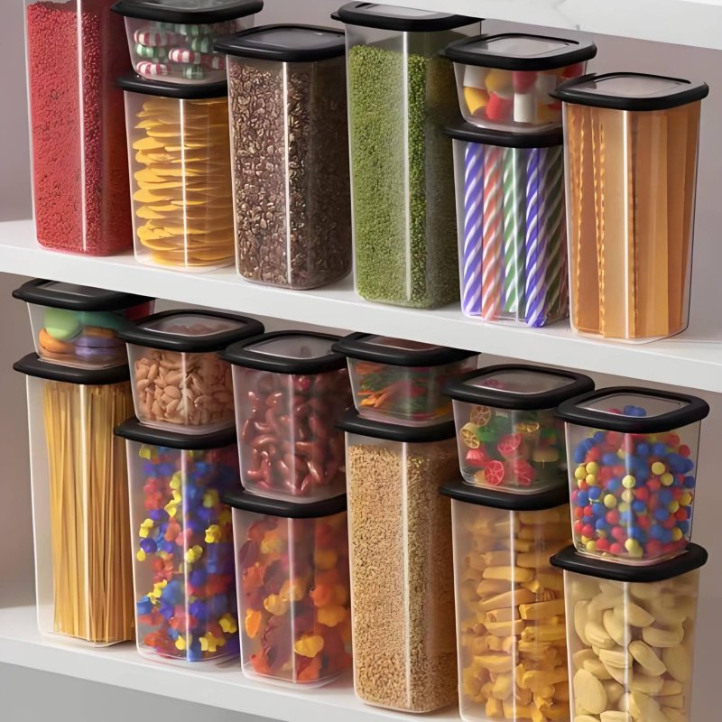 مجموعة من 6 حاويات تخزين طعام  - مراجعة Food Storage Airtight وسعره