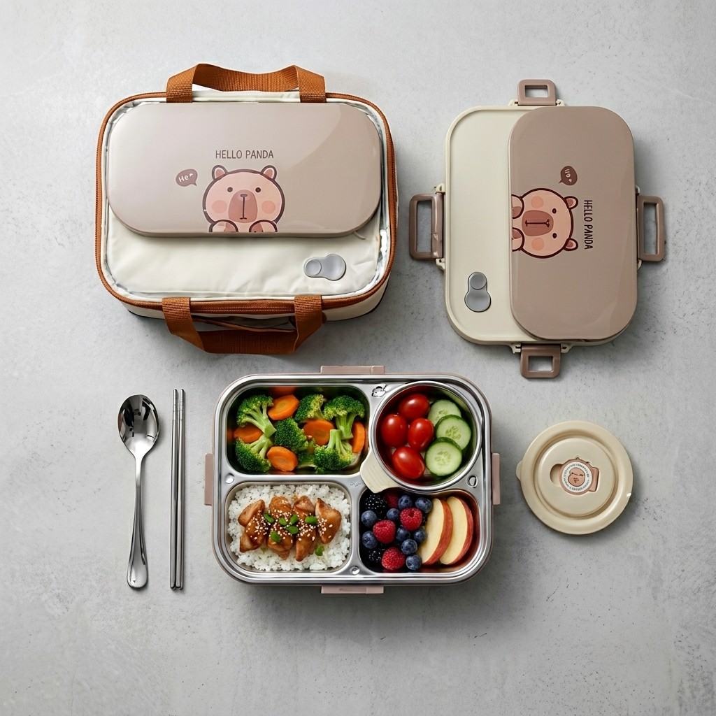 طقم صندوق غداء بينتو من الفولا - مراجعة Food Storage Vault وسعره