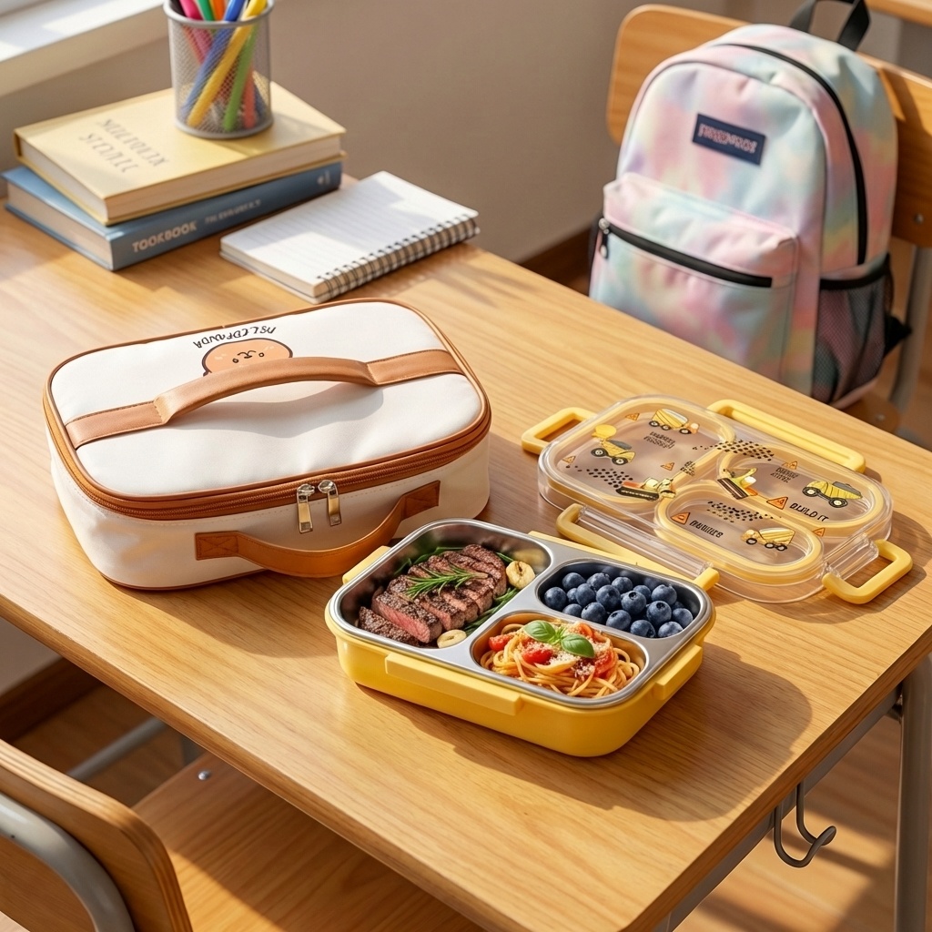 صندوق غداء بنتو للأطفال بسعة 9 - مراجعة Food Storage Safety وسعره