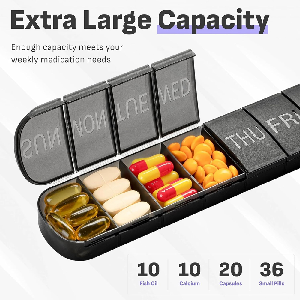 صندوق حبوب السفر لمدة 7 أيام،  - مراجعة Food Storage Vault وسعره