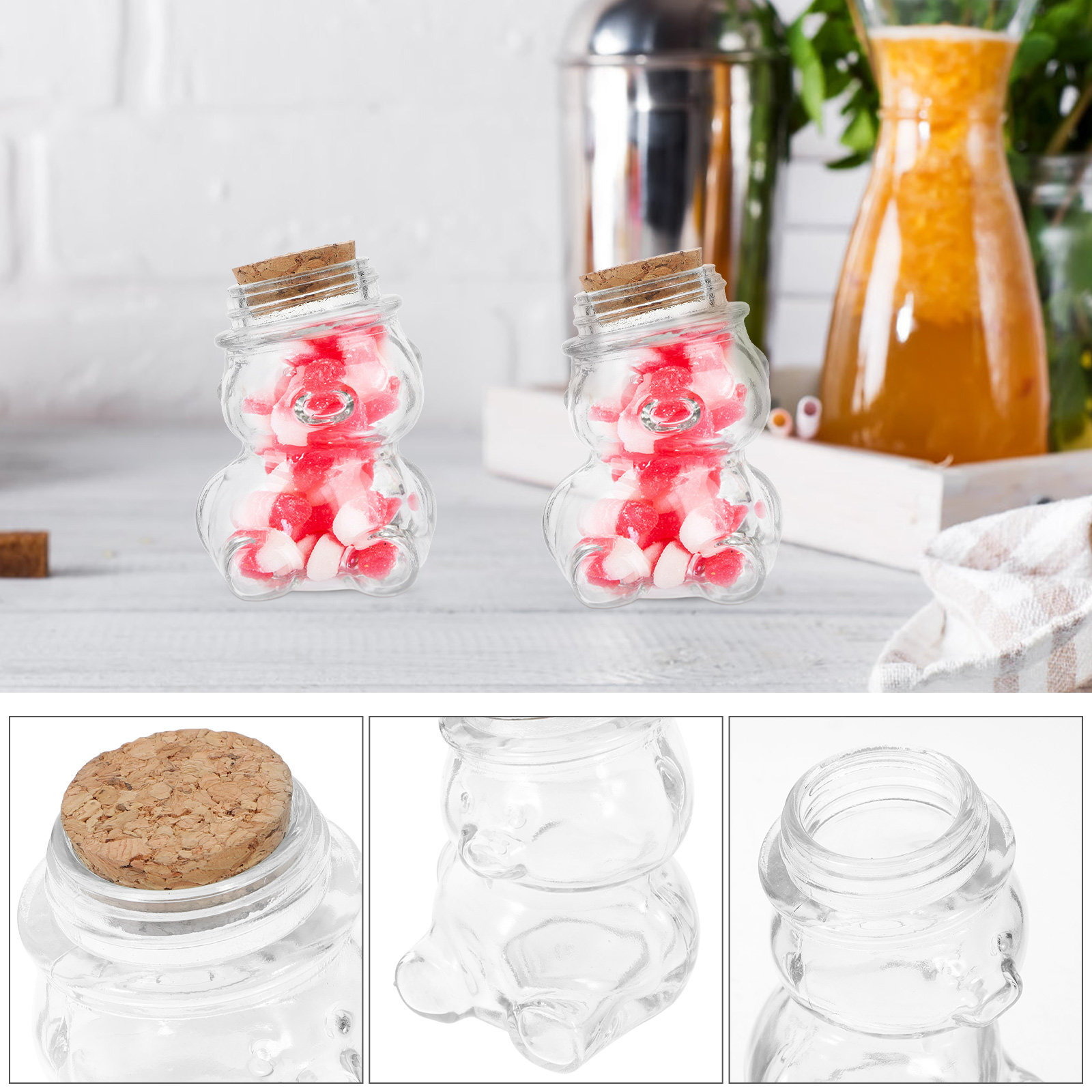 طقم من 4 أوعية زجاجية شفافة مح - مراجعة Food Storage Airtight وسعره