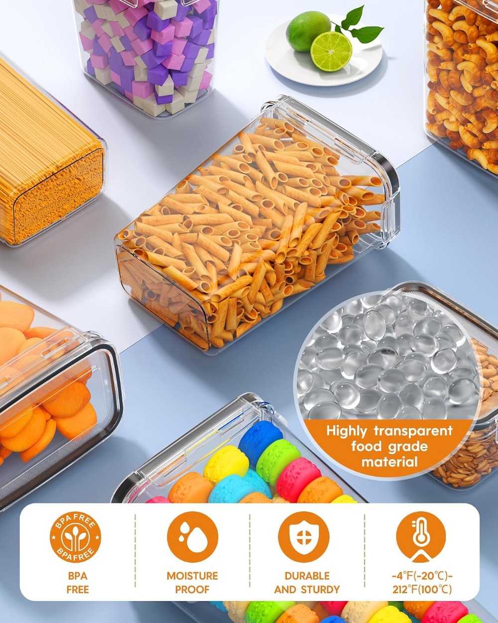24 قطعة من حاويات تخزين الطعام - مراجعة Food Storage Airtight وسعره