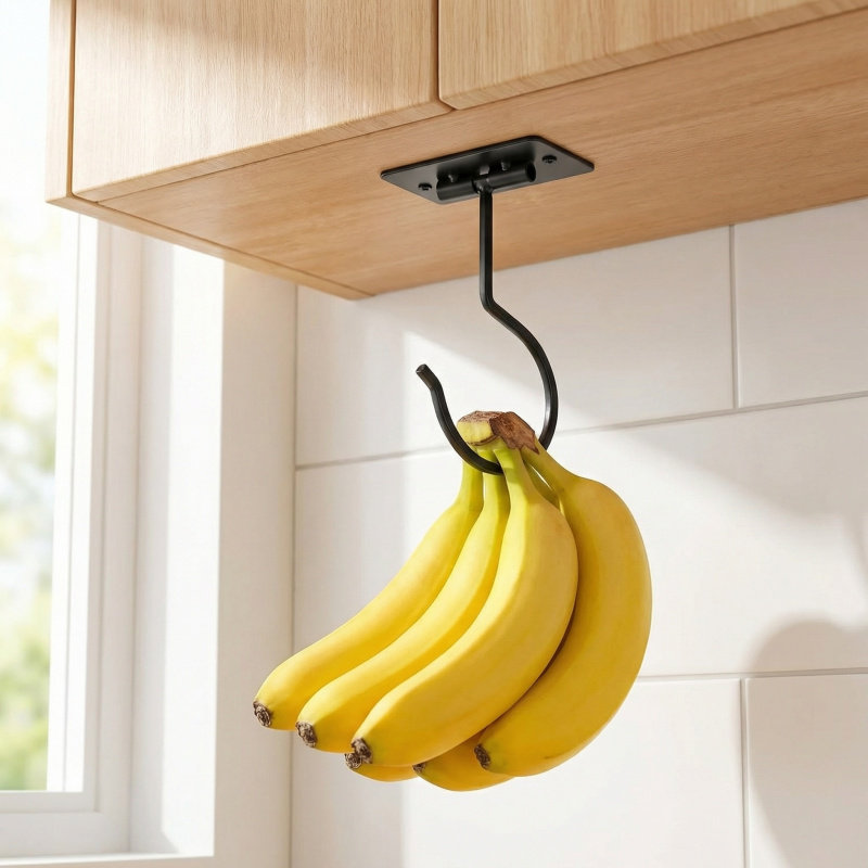 رف تخزين معدني أسود ذاتي اللصق - مراجعة Food Storage Ideas وسعره