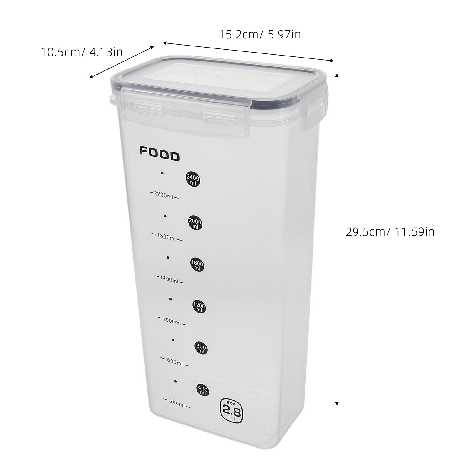 حاويتان شفافتان لتخزين الحبوب  - مراجعة Food Storage Airtight وسعره
