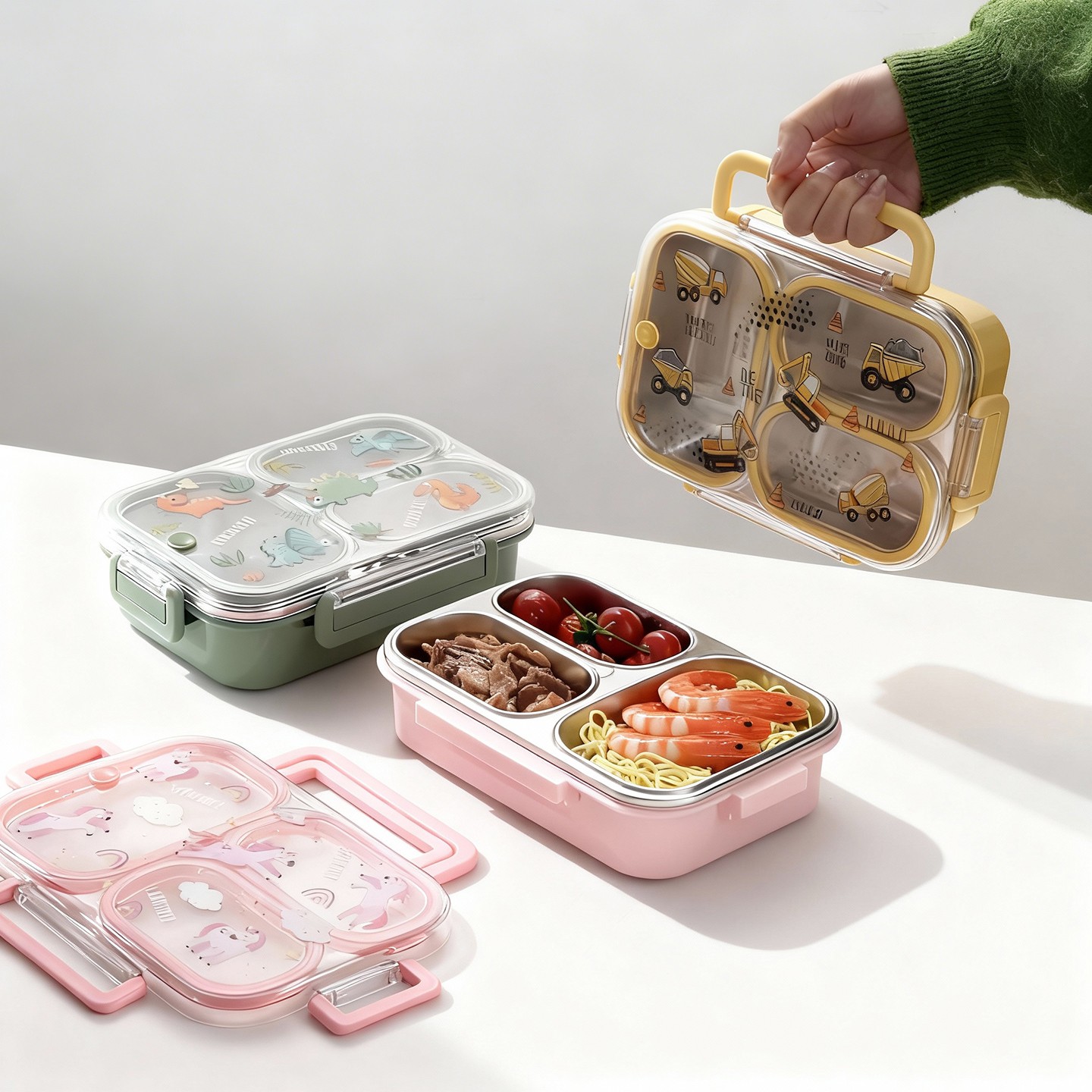 صندوق غداء للأطفال بتصميم كرتو - مراجعة Food Storage Box Large وسعره